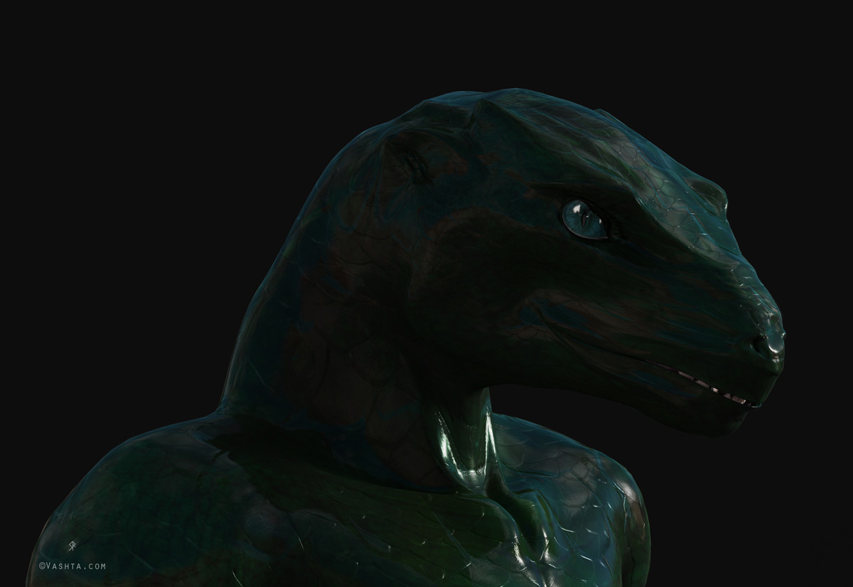 Green Reptilian